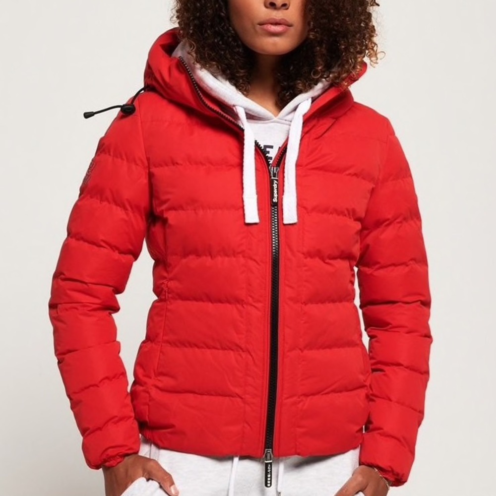 Supedry red puffer jacket - SDX arctic hood jacket